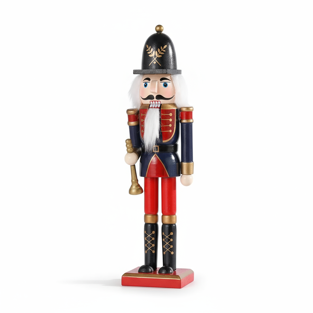 Nussknacker Soldat | Holzfigur Erzgebirge 30 cm Vintage