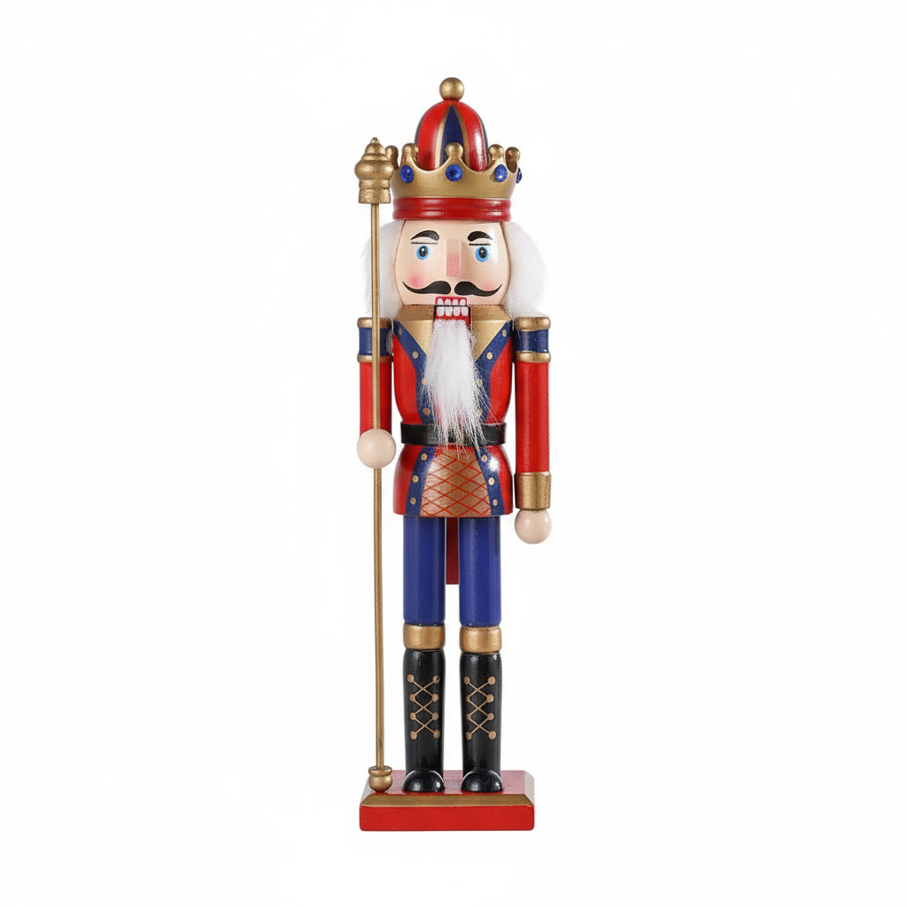Nussknacker Soldat | Holzfigur Erzgebirge 30 cm Vintage