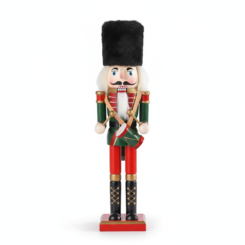 Nussknacker Soldat | Holzfigur Erzgebirge 30 cm Vintage