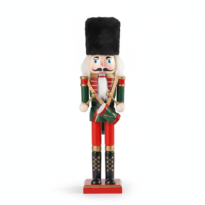 Nussknacker Soldat | Holzfigur Erzgebirge 30 cm Vintage