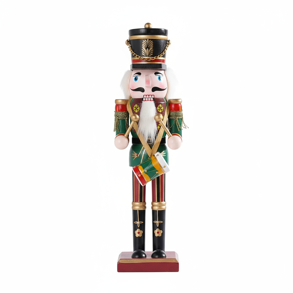 Nussknacker Soldat | Weihnachtsdekoration 30 cm Holz Bunt