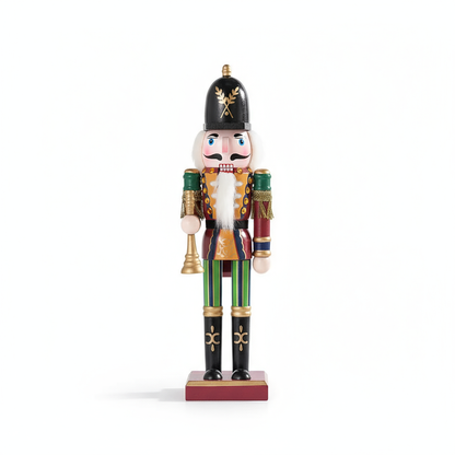 Nussknacker Soldat | Weihnachtsdekoration 30 cm Holz Bunt