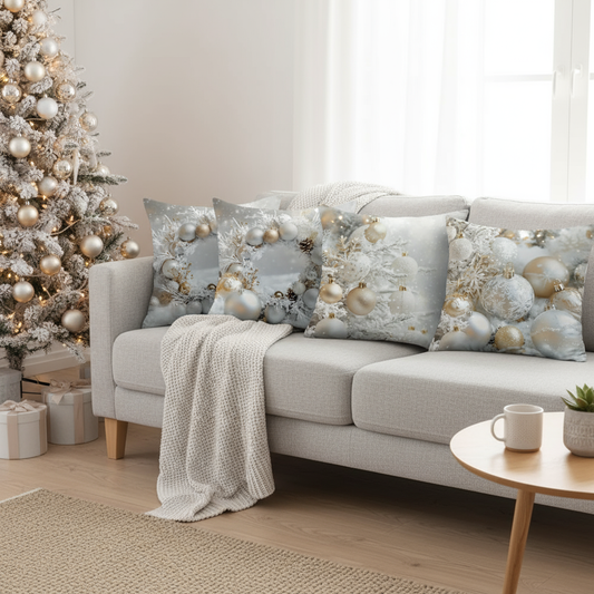 Kerstkussenhoes 40x40 | Decoratief bankkussen voor de winter