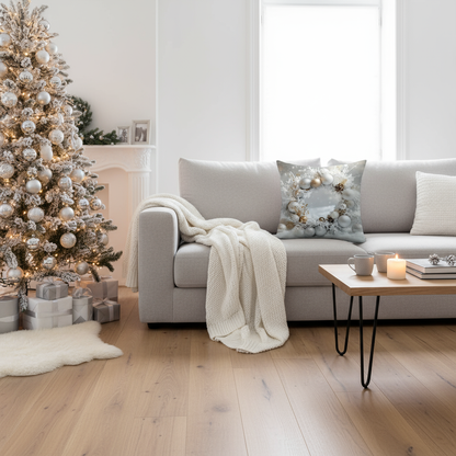Weihnachtskissenbezug 40x40 | Dekoratives Sofakissen für Winter