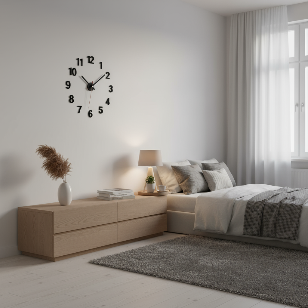Boundless Frameless Wall Clock | Modern Design