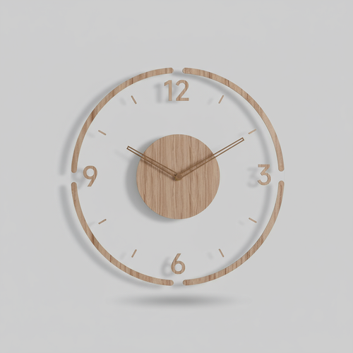 Elegante Wanduhr Modern