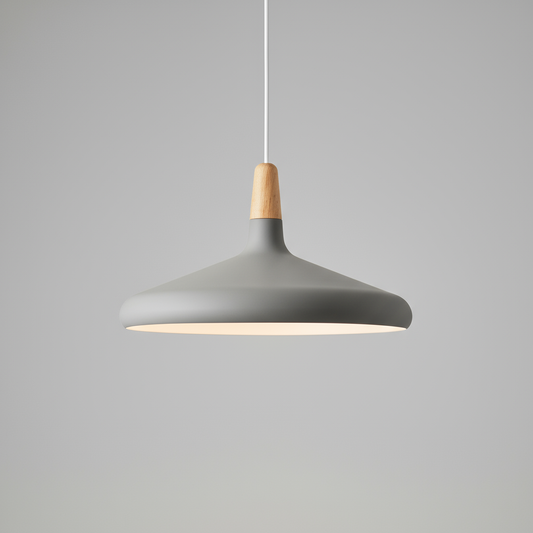 Pendelleuchte | Hängelampe Bunt 18 cm Aluminium Holz