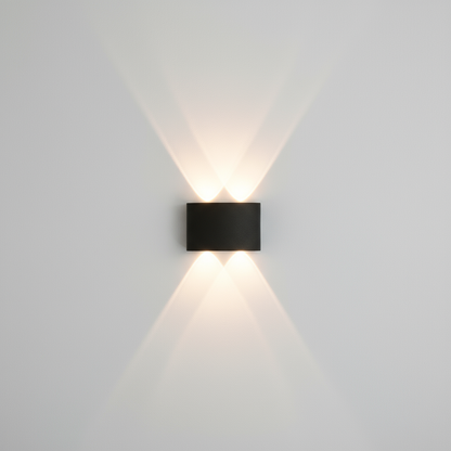 Moderne Wasserdichte LED-Außenwandleuchte aus Aluminium