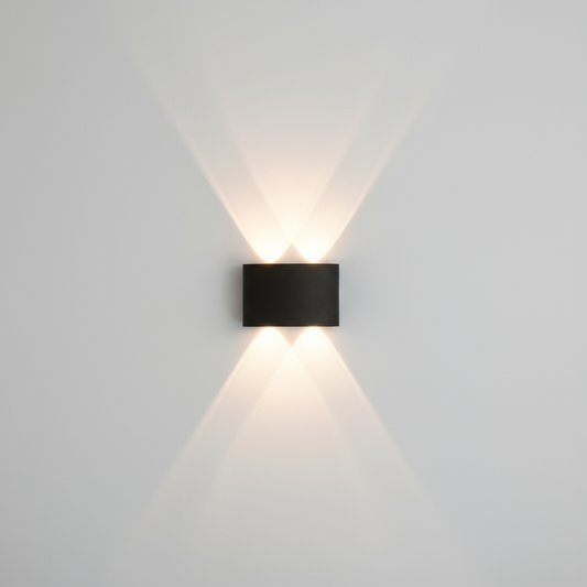Moderne Wasserdichte LED-Außenwandleuchte aus Aluminium