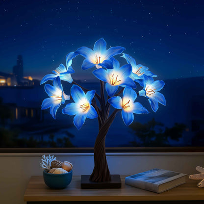 Dämmerungslilienlampe | LED Tischlampe 0