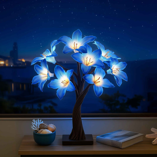 Dämmerungslilienlampe | LED Tischlampe 0