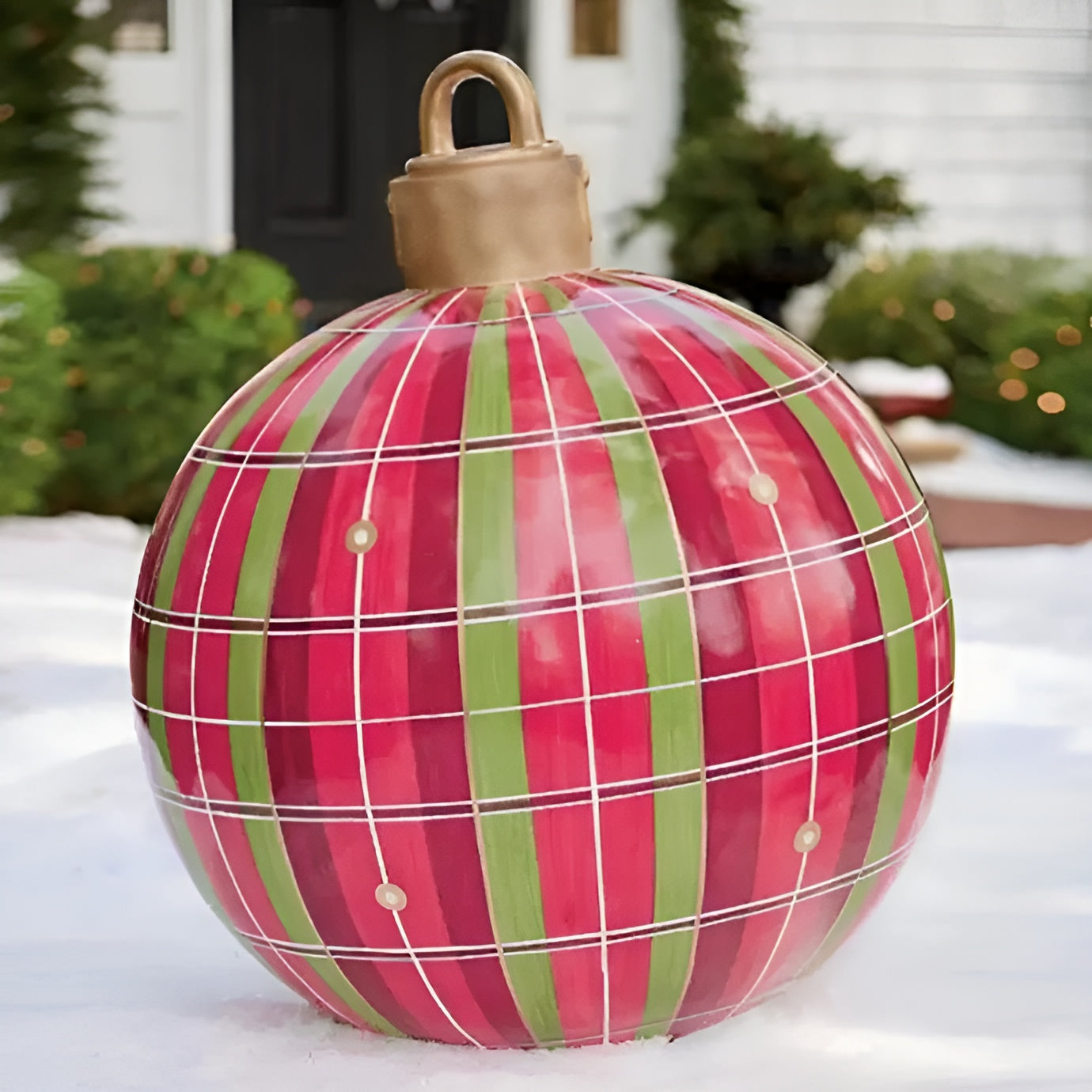 Dekorativer Gartenball | Wetterfeste Partydekoration 60 cm 11