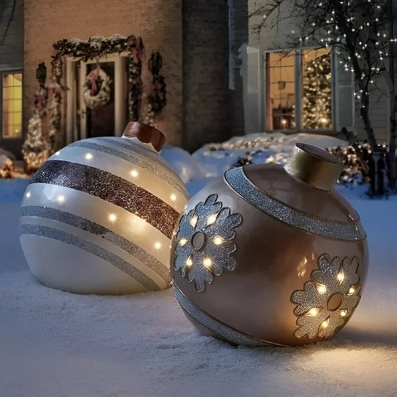 Dekorativer Gartenball | Wetterfeste Partydekoration 60 cm 3
