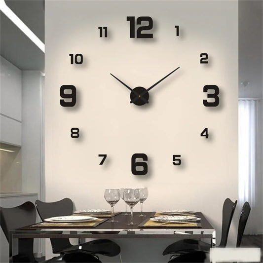 Grenzenlose Rahmenlose Wanduhr | Modernes Design für Elegante Raumgestaltung – Stilvolles Zeitmanagement-4