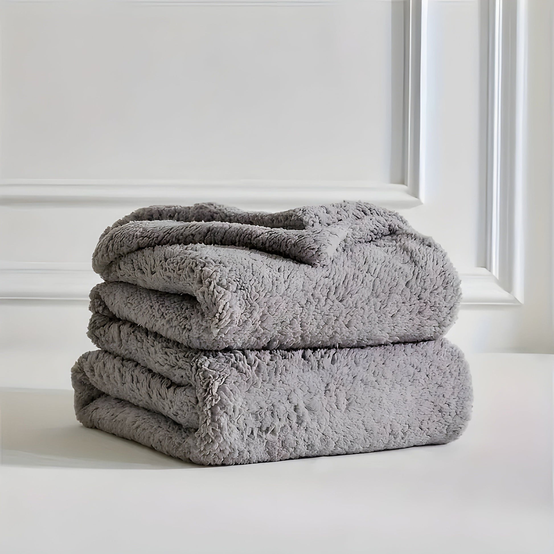 DoubleCozy | Doppelseitige Sherpa-Fleecedecke 2