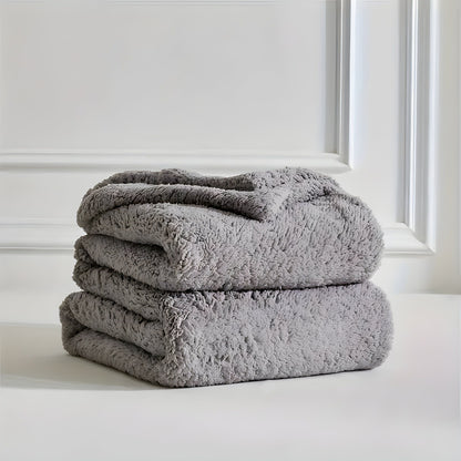 DoubleCozy | Doppelseitige Sherpa-Fleecedecke 2