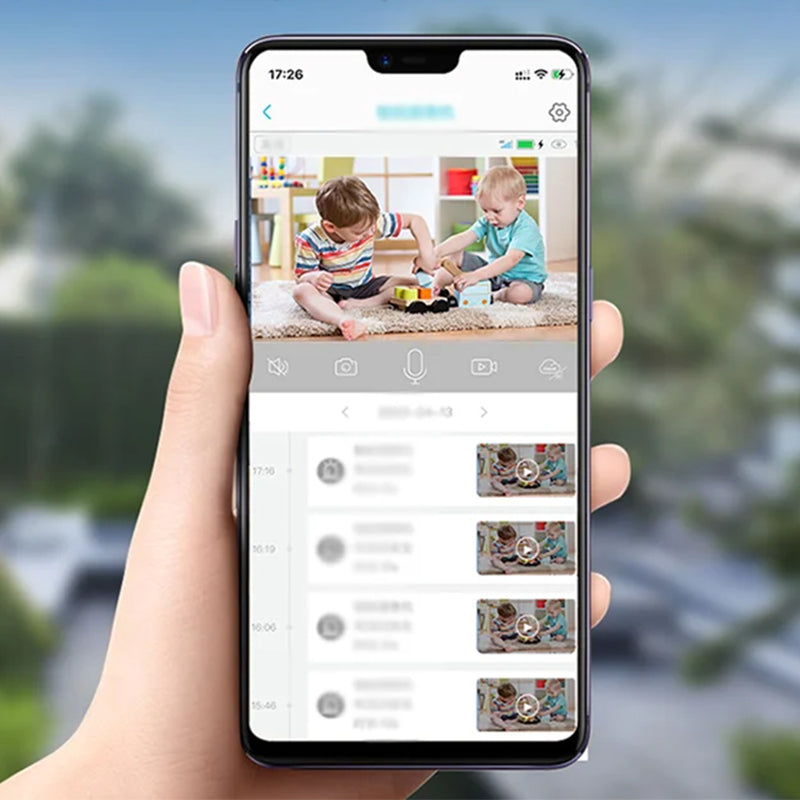 Drahtlose Nachtsichtkamera | Hochauflösende Überwachungskamera Außen 2