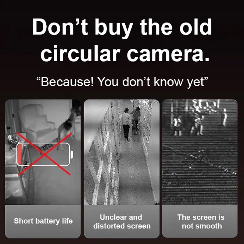 Drahtlose Nachtsichtkamera | Hochauflösende Überwachungskamera Außen 6