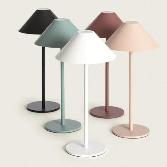 Drahtlose Tischlampe | Minimalistische Akku LED Tischleuchte 0