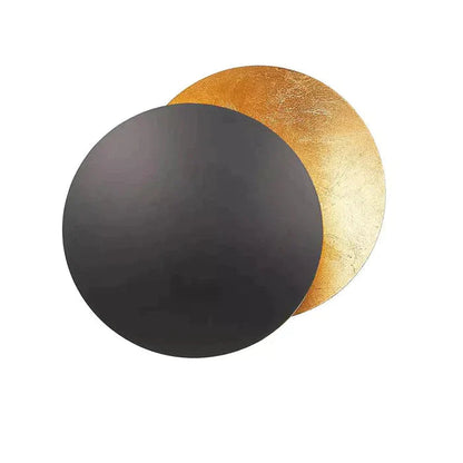 Eclipselampe | Wandleuchte mit Drehbaren Goldenen Scheiben 10