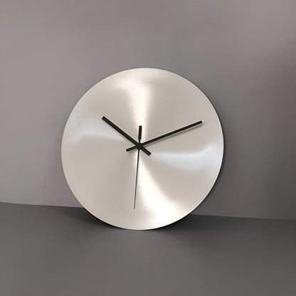 Edelstahl Wanduhr Groß | Modernes Design für Wohnzimmer 0