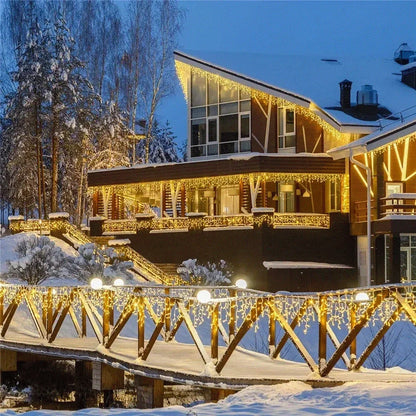 Eiszapfen Lichtervorhang | LED Weihnachtsdekoration Outdoor 3