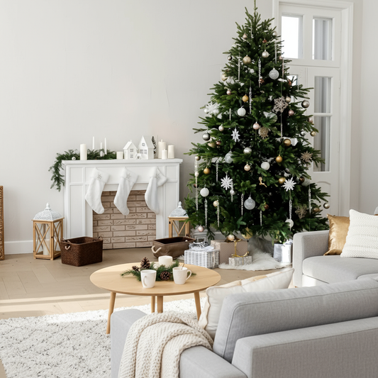 Kristallen ijspegels hanger | Elegante kerstdecoratie voor ramen