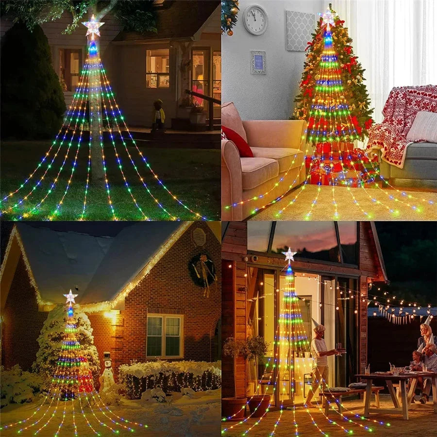Feenschnur Lichterkette | LED Weihnachtsbeleuchtung Außen 4