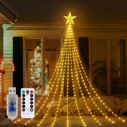Feenschnur Lichterkette | LED Weihnachtsbeleuchtung Außen 6
