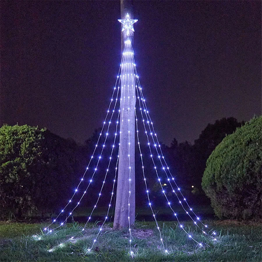 Feenschnur Lichterkette | LED Weihnachtsbeleuchtung Außen 8