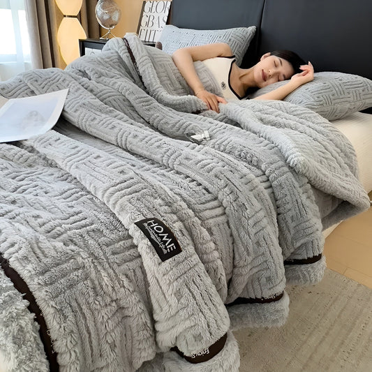 Flauschige Fleece Decke | Weiche Atmungsaktive Wohndecke 0