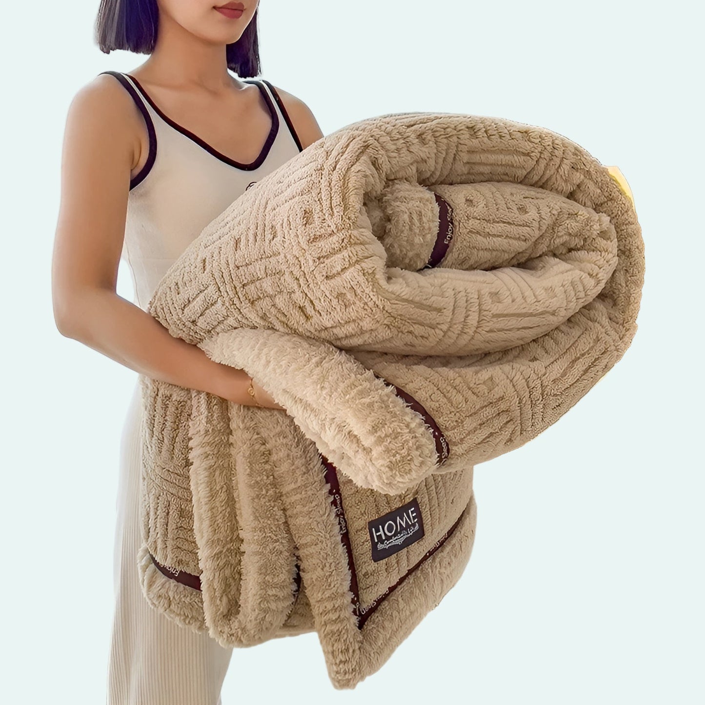 Flauschige Fleece Decke | Weiche Atmungsaktive Wohndecke 1