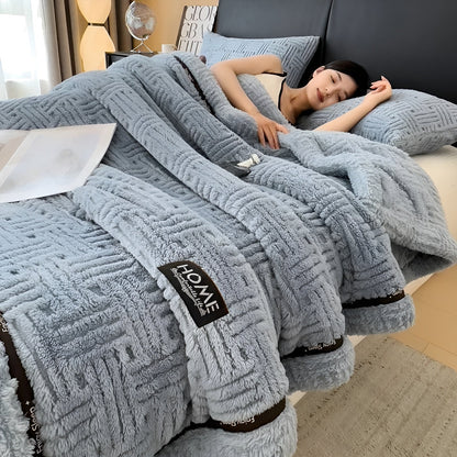 Flauschige Fleece Decke | Weiche Atmungsaktive Wohndecke 8