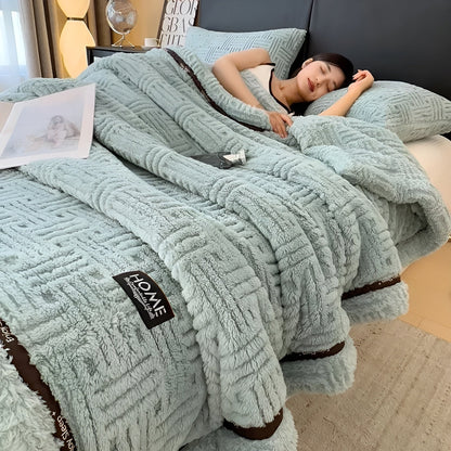 Flauschige Fleece Decke | Weiche Atmungsaktive Wohndecke 9