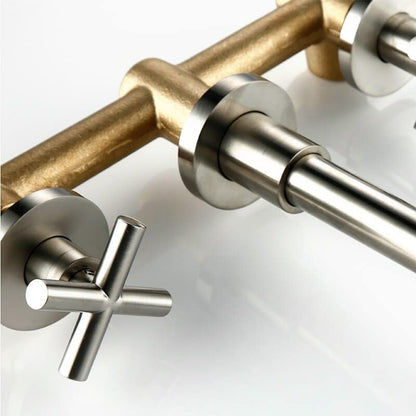 Forma | Wandmontage Waschbeckenmischer aus Messing mit 360° Drehbarkeit 3