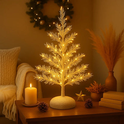 Frosted Winterbaum | Künstlicher Weihnachtsbaum mit LED-Lichtern 3