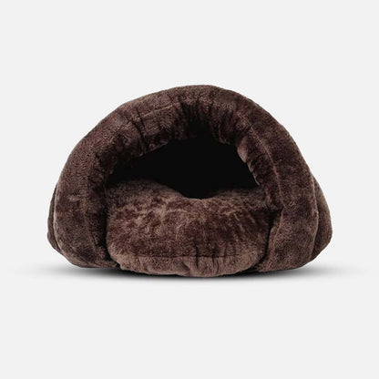 Gemütliches Höhlenbett für Hunde | Entspannungsbett Beige 0