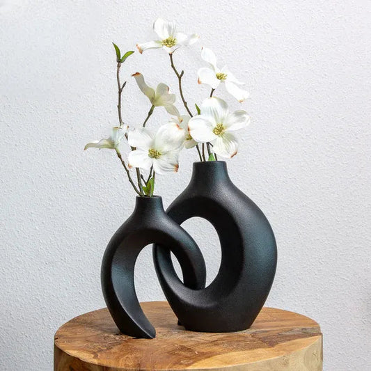 Gleora | Einzigartige Blumenvasen mit Geflochtenem Design 0