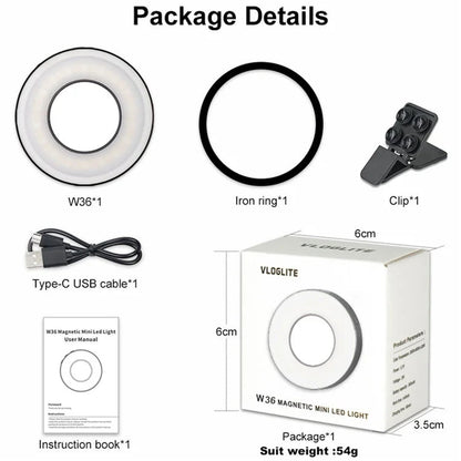 GlowRing | Magnetische Telefonleuchte für kreative Inhalte 3