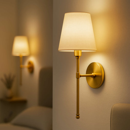 Golden Glow | Wandleuchte Innen LED Dimmbar in Gold 0