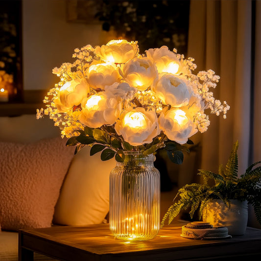 Goldene Blütenvase | Dekorative Blumenvase 0