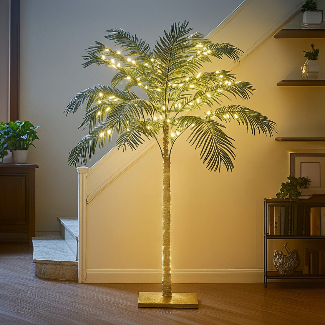 Goldene Palme | LED Bonsai Baum 4