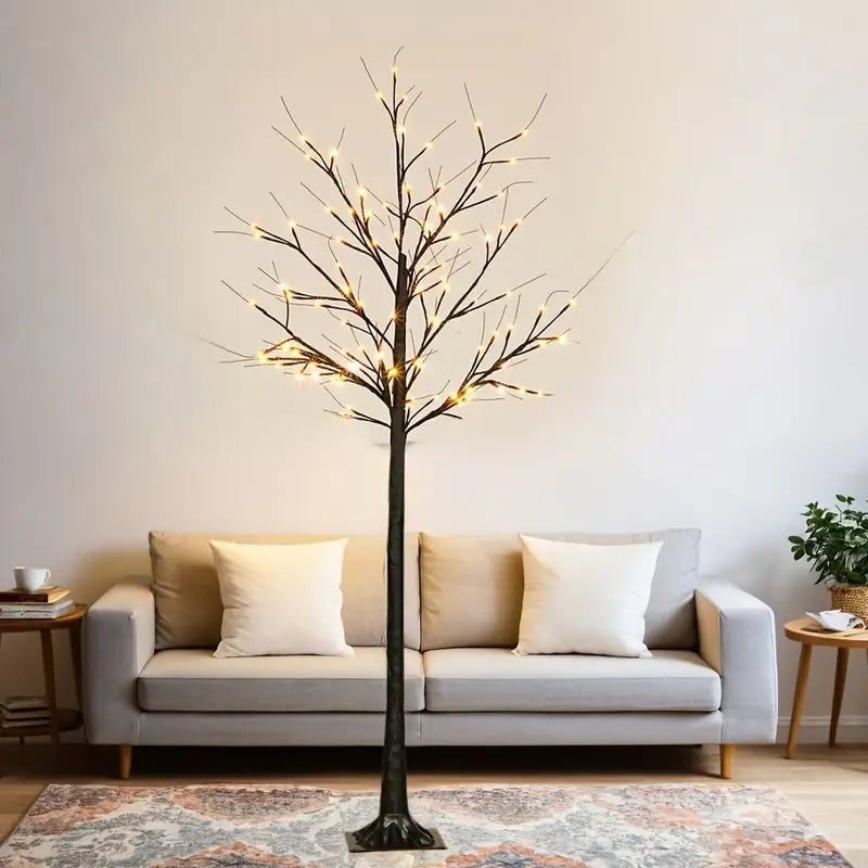 Goldener Birkenbaum | LED Dekoration für Feste 182,88 cm 1