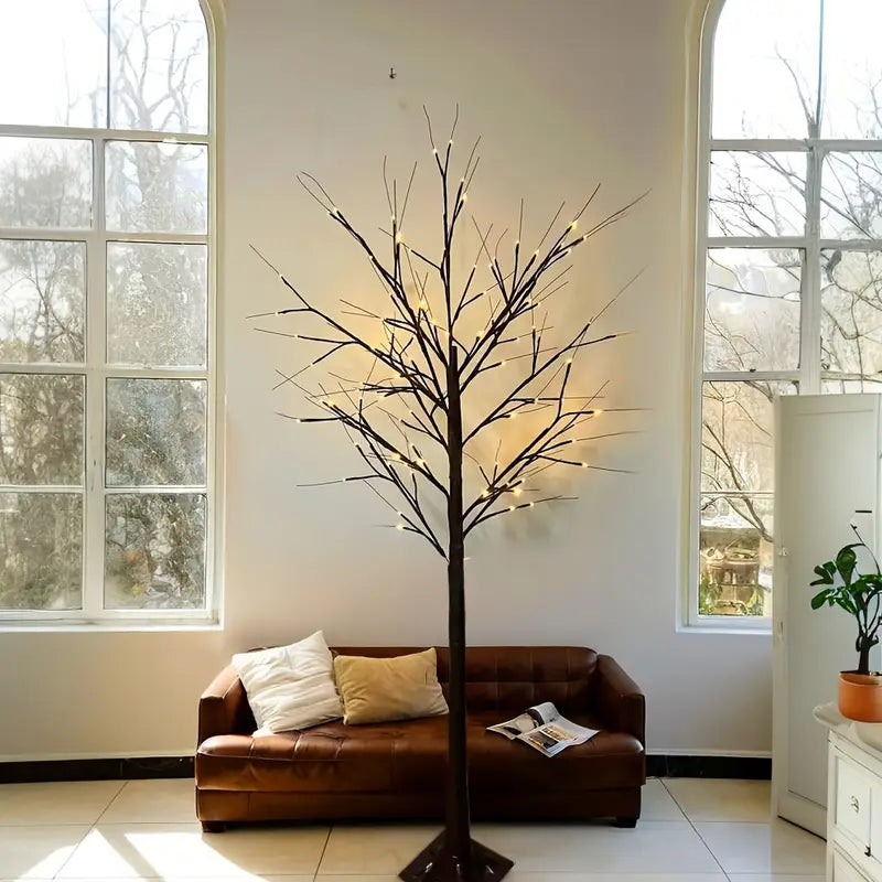 Goldener Birkenbaum | LED Dekoration für Feste 182,88 cm 2