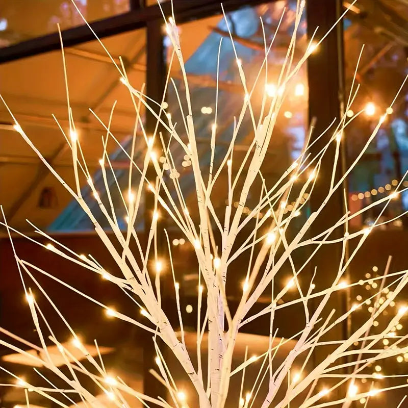 Goldener Birkenbaum | LED Dekoration für Feste 182,88 cm 5