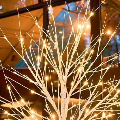 Goldener Birkenbaum | LED Dekoration für Feste 182,88 cm 5