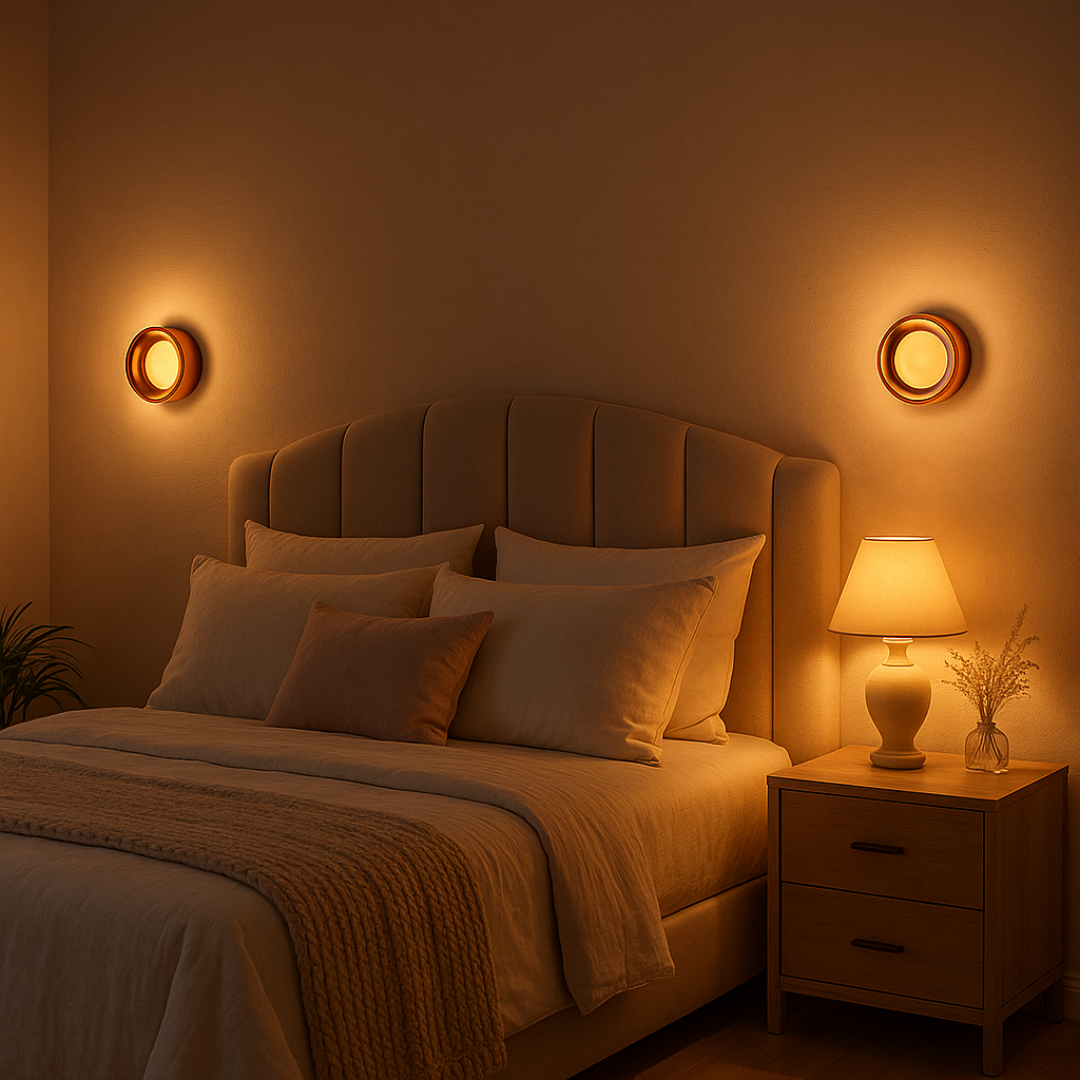 Grübchen | Moderne LED-Wandlampe für Innenräume 2