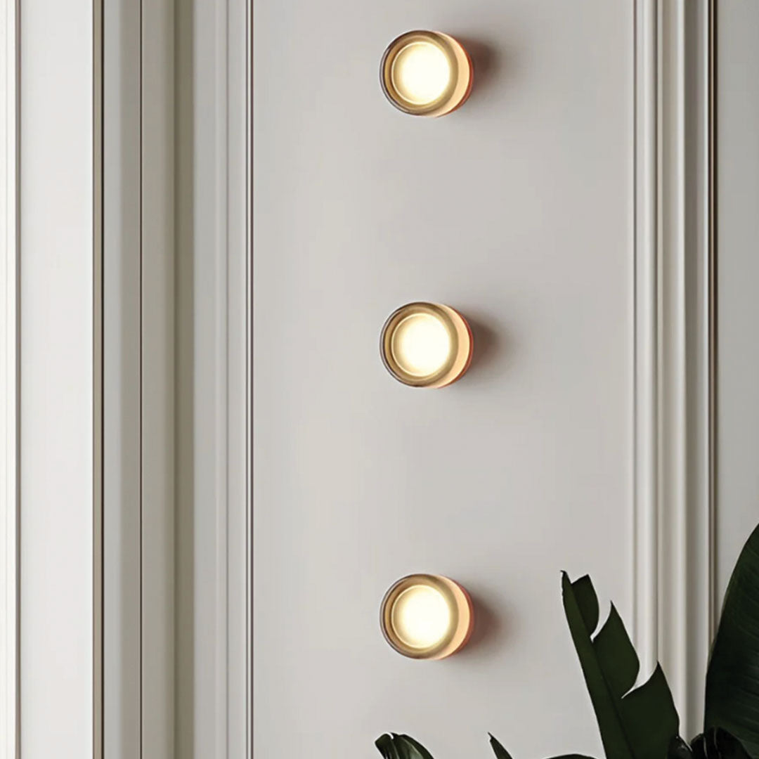 Grübchen | Moderne LED-Wandlampe für Innenräume 5