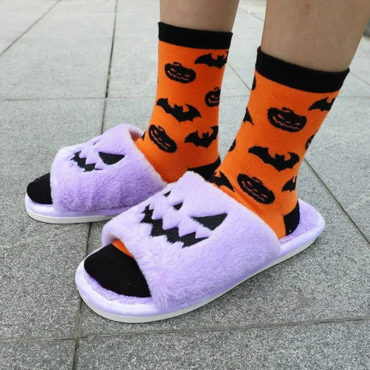 Gruselige Hausschuhe Damen | Halloween Hausschuhe