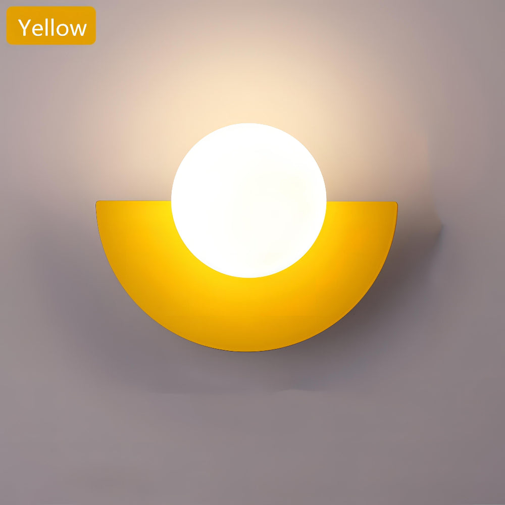 Halbmond Wandleuchte Schwarz | LED Wandlampe Innen 6